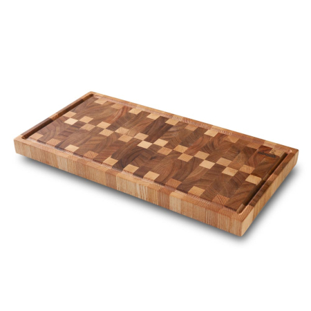 serveerplank bruin wit