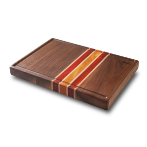 snijplank padouk rood geel rood 40x30